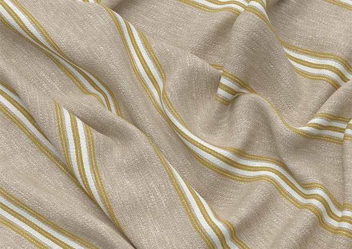 Bellagio Stripe, Golden Nectar - Roman Blind - Image 4